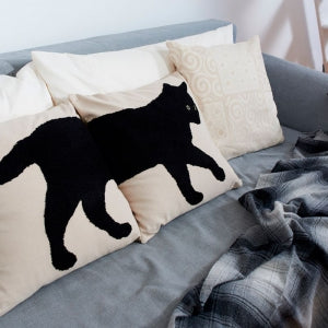 Dekoračný návlek BLACK CAT - set 2 ks
