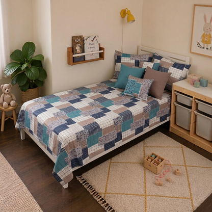 Dekoračná prikrývka patchwork