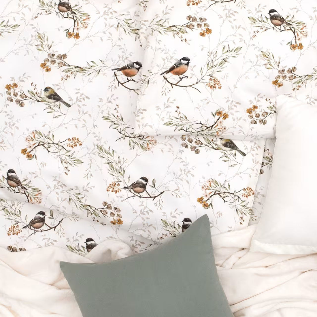 Obliečky SATÉN DESIGN little birds