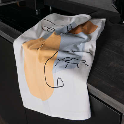 Utierka DEKORO face khaki sivá